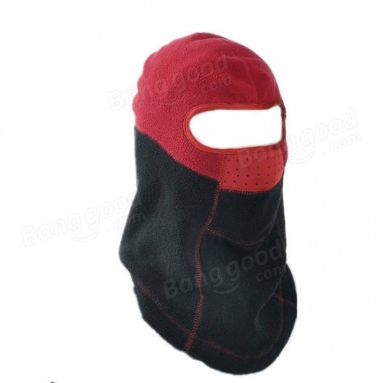 Unisex Outdoor Warm Windproof CS Fleece Cap Cheek Mask Hat Riding Skiing Hat Hood