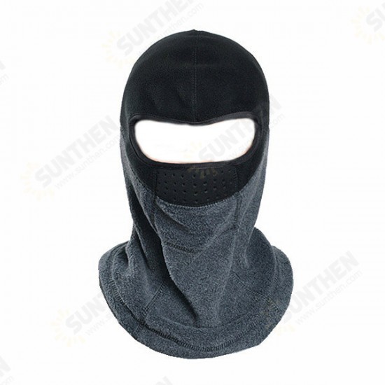 Unisex Outdoor Warm Windproof CS Fleece Cap Cheek Mask Hat Riding Skiing Hat Hood