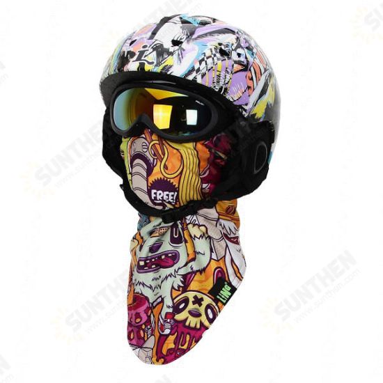 Unisex Pirates 3D Printed Triangular Scarf Winter Ski Motorcycle Warmer CS Face Mask