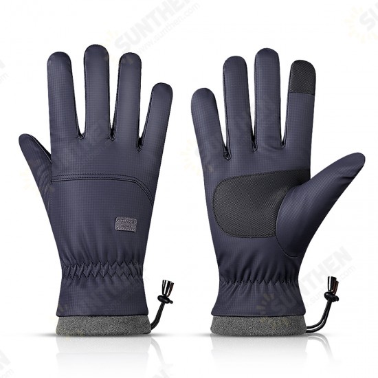 Winter Velvet Ski Gloves Touch Screen Windproof Thermal Warm Sport Glove Outdoor Waterproof Snowboarding Gloves