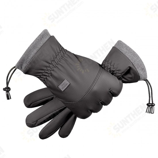 Winter Velvet Ski Gloves Touch Screen Windproof Thermal Warm Sport Glove Outdoor Waterproof Snowboarding Gloves