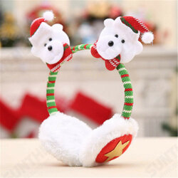 Woman Girl Winter Warm Novelty Santa Claus Elk Snowman Bear Christmas Earmuffs Woman Girl Winter Warm Novelty Santa Claus Elk Snowman Bear Christmas Earmuffs