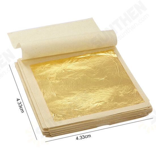 10Pcs Imitation Gold Foil Sheets for Arts Gilding Crafting Decoration DIY