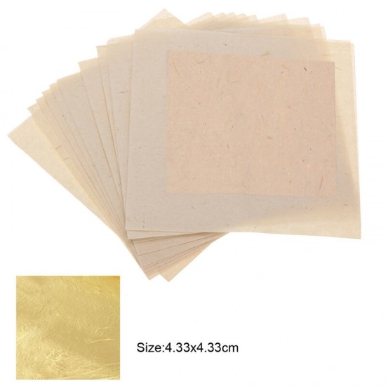 10Pcs Imitation Gold Foil Sheets for Arts Gilding Crafting Decoration DIY