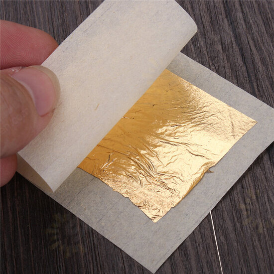 10Pcs Imitation Gold Foil Sheets for Arts Gilding Crafting Decoration DIY