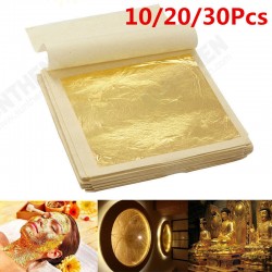 10Pcs Imitation Gold Foil Sheets for Arts Gilding Crafting Decoration DIY 10Pcs Imitation Gold Foil Sheets for Arts Gilding Crafting Decoration DIY