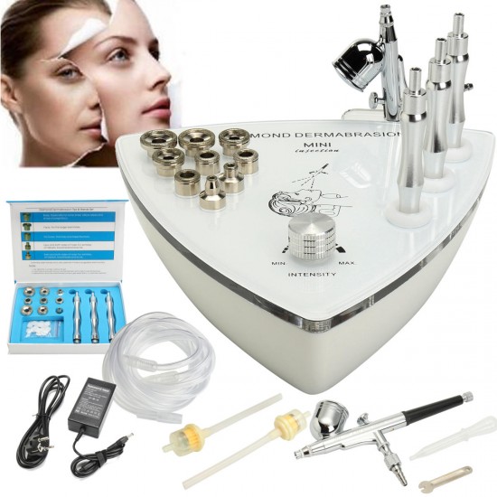 2in1 Diamond Microdermabrasion Dermabrasion Facial Oxygen Peel Vacuum Spray Machine