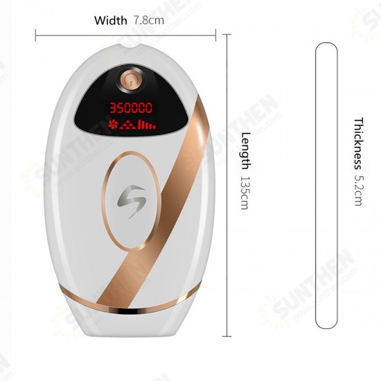 5 Energy Level Laser Hair Removal LED Display Instrument Armpit Lip Hair Epilator Painless Hair Removal