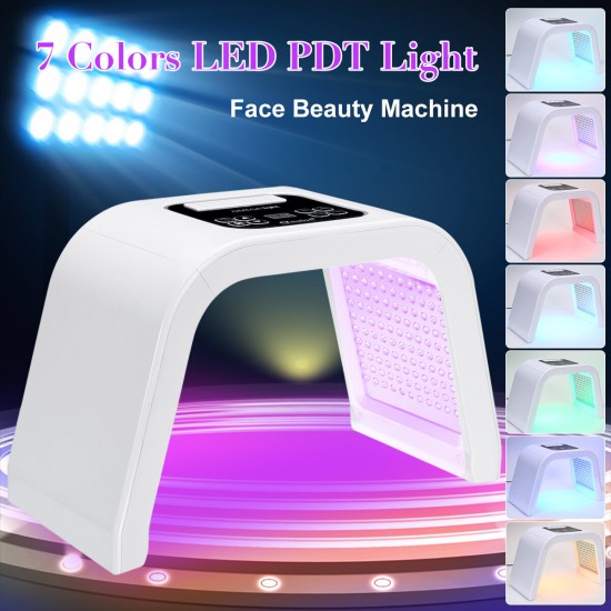 7 Color LED Photon PDT Light Lamp Skin Rejuvenation Acne Face Beauty Machine