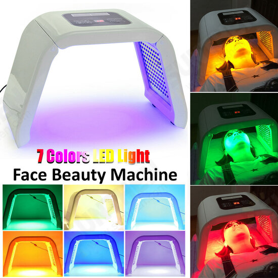 7 Colors PDT LED Light Photon Therapy Skin Care Anti Aging Facial Machine Beauty Instrument