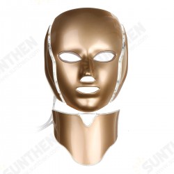 7Colors LED Light Photon Face Neck Mask Rejuvenation Skin Facial Therapy 7Colors LED Light Photon Face Neck Mask Rejuvenation Skin Facial Therapy