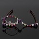 Colorful Magnifying Makeup Glasses Eye Spectacles Reading Glasses Flip Down Lens Folding for Women Cosmetic Make Up