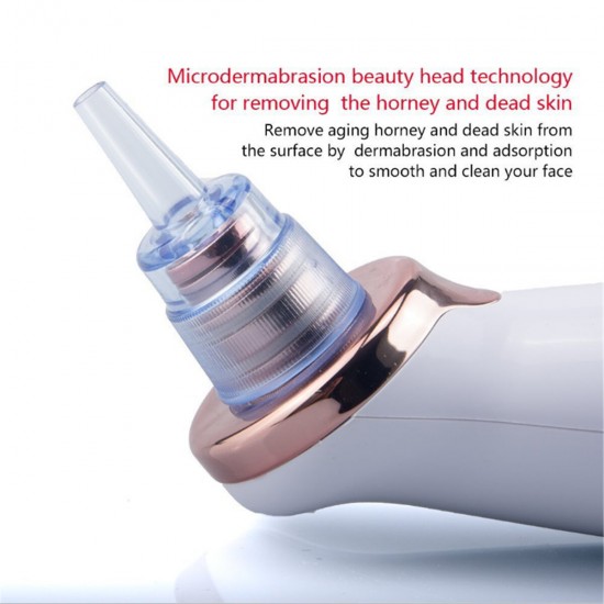 Electric Facial Pore Acne Blackhead Remover Vacuum Suction Diamond Dermabrasion Beauty Machine