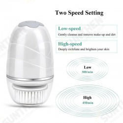 Facial Cleansing Brush Mini Electric Facial Brush Exfoliating Blackhead Removal Waterproof 3 in 1 Face Brush Skin Care Facial Cleansing Brush Mini Electric Facial Brush Exfoliating Blackhead Removal Waterproof 3 in 1 Face Brush Skin Care