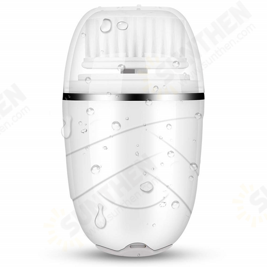 Facial Cleansing Brush Mini Electric Facial Brush Exfoliating Blackhead Removal Waterproof 3 in 1 Face Brush Skin Care