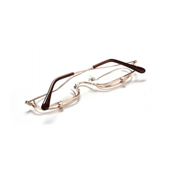 Folding Reading Eyeglasses Magnifying Makeup Glasses Cosmetic Reading Eyeglasses Eye Care