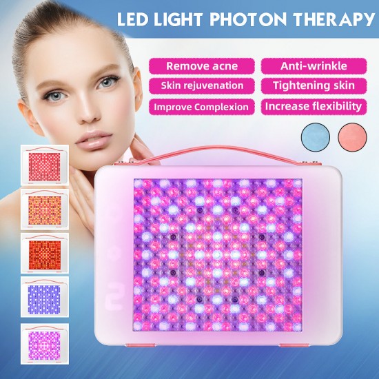 LED Color Light Photon Therapy Face Facial Beauty Skin Therapy Wrinkle Machine