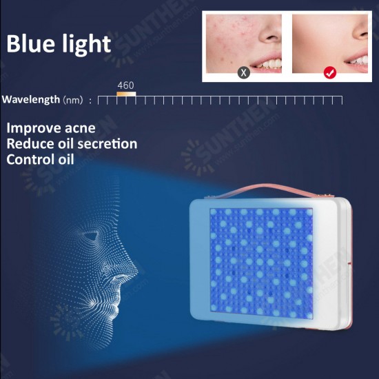 LED Color Light Photon Therapy Face Facial Beauty Skin Therapy Wrinkle Machine