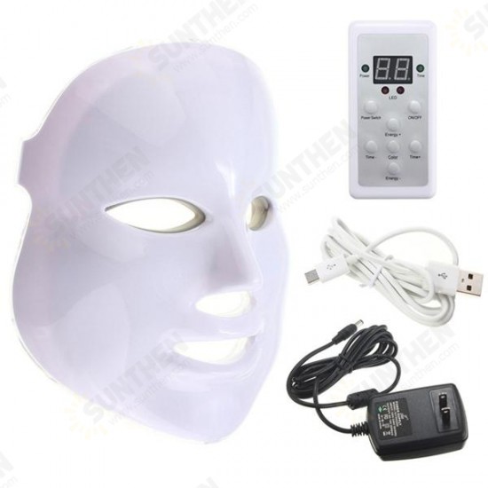 Photon LED Skin Rejuvenation Therapy Face Facial Mask 3 Colors Light Wrinkle Removal Anti Aging Photon LED Skin Rejuvenation Therapy Face Facial Mask 3 Colors Light Wrinkle Removal Anti Aging