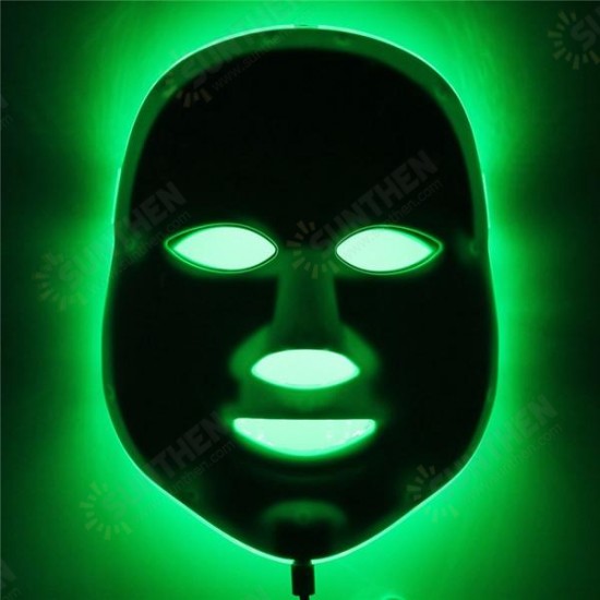 Photon LED Skin Rejuvenation Therapy Face Facial Mask 3 Colors Light Wrinkle Removal Anti Aging