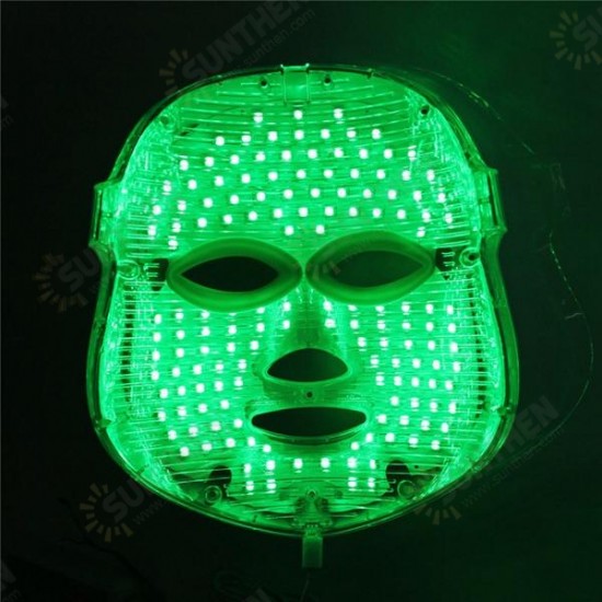 Photon LED Skin Rejuvenation Therapy Face Facial Mask 3 Colors Light Wrinkle Removal Anti Aging