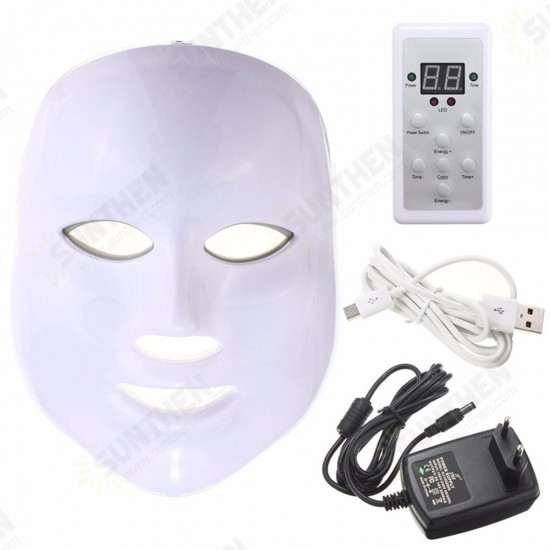 Photon LED Skin Rejuvenation Therapy Face Facial Mask 3 Colors Light Wrinkle Removal Anti Aging Photon LED Skin Rejuvenation Therapy Face Facial Mask 3 Colors Light Wrinkle Removal Anti Aging