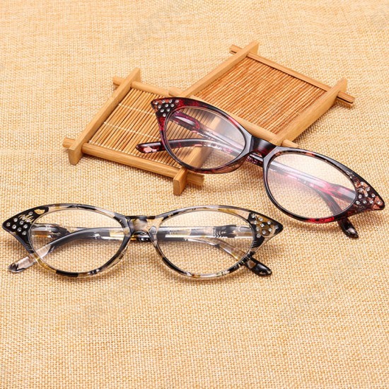 Resin Hyperopia Cat Eye Reading Glasses Fashion Full Frame Reading Eyeglasses Eyewear