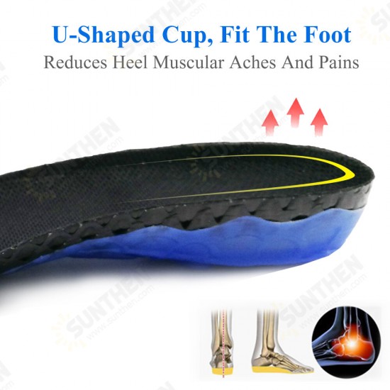 Spring Silicone Orthopedic Arch Support Insoles Inserts Flat Feet Orthotic Shoes Sole Insoles Plantar Fasciitis