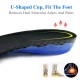 Spring Silicone Orthopedic Arch Support Insoles Inserts Flat Feet Orthotic Shoes Sole Insoles Plantar Fasciitis