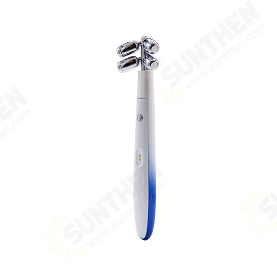 USB Charging Gradient Dragonfly Four-wheel EMS Facial Beauty Instrument Micro Current Facial Lifting Firming Massage Facial Beauty Device USB Charging Gradient Dragonfly Four-wheel EMS Facial Beauty Instrument Micro Current Facial Lifting Firming Massage Facial Beauty Device