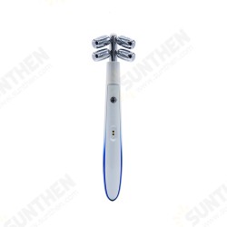 USB Charging Gradient Dragonfly Four-wheel EMS Facial Beauty Instrument Micro Current Facial Lifting Firming Massage Facial Beauty Device USB Charging Gradient Dragonfly Four-wheel EMS Facial Beauty Instrument Micro Current Facial Lifting Firming Massage Facial Beauty Device