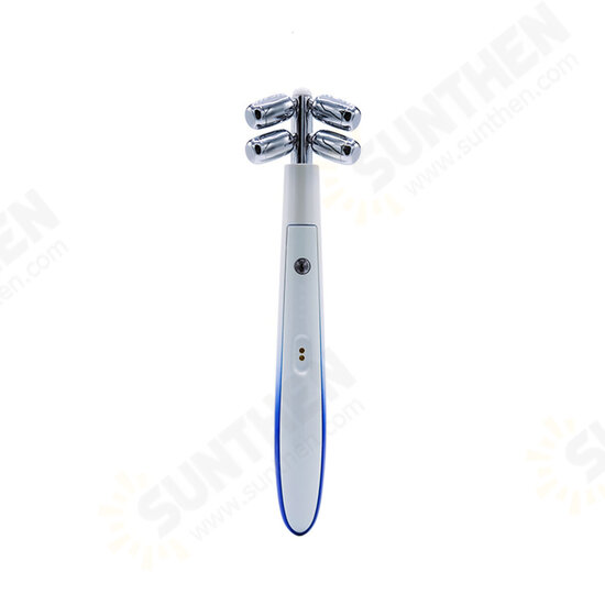 USB Charging Gradient Dragonfly Four-wheel EMS Facial Beauty Instrument Micro Current Facial Lifting Firming Massage Facial Beauty Device USB Charging Gradient Dragonfly Four-wheel EMS Facial Beauty Instrument Micro Current Facial Lifting Firming Massage Facial Beauty Device
