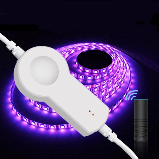 DC12V 4 Pin Smart Wifi LED Controller for RGB Strip Light Work With Amazon Alexa Echo Voice
