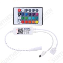 DC5-24V RGBW bluetooth Dimmer Controller 24Keys IR Remote Control for LED Strip Light DC5-24V RGBW bluetooth Dimmer Controller 24Keys IR Remote Control for LED Strip Light