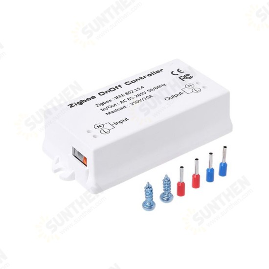 AC85-265V 10A On/Off Controller Smart Light Switch Remote Control Home Module Work With Alexa AC85-265V 10A On/Off Controller Smart Light Switch Remote Control Home Module Work With Alexa