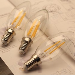 4PCS AC220V E14 4W Dimmable COB LED Candle Light Bulb + Smart WiFi Dimmer Light Switch Work With Amazon Alexa 4PCS AC220V E14 4W Dimmable COB LED Candle Light Bulb + Smart WiFi Dimmer Light Switch Work With Amazon Alexa