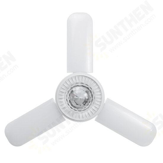 E27 LED Deformable Ceiling Fan Light RGB bluetooth Music Speaker Lamp with Remote E27 LED Deformable Ceiling Fan Light RGB bluetooth Music Speaker Lamp with Remote