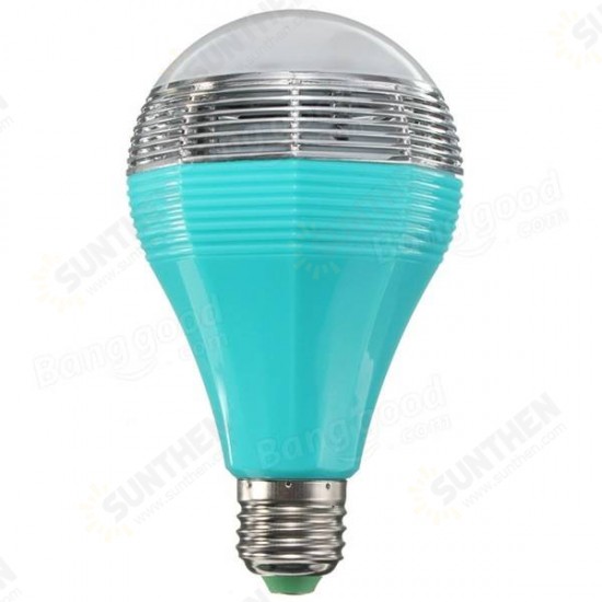 E27/E26 Wifi Control Music Smart Audio Speaker LED Multicolor Bulb Light Lamp AC 90-264V