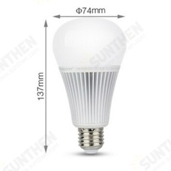 FUTD12 9W DMX512 RGB+CCT E27 Smart Bulb 2.4G APP Voice Control LED Light AC100-240V
