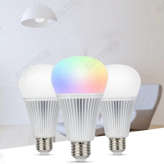 FUTD12 9W DMX512 RGB+CCT E27 Smart Bulb 2.4G APP Voice Control LED Light AC100-240V