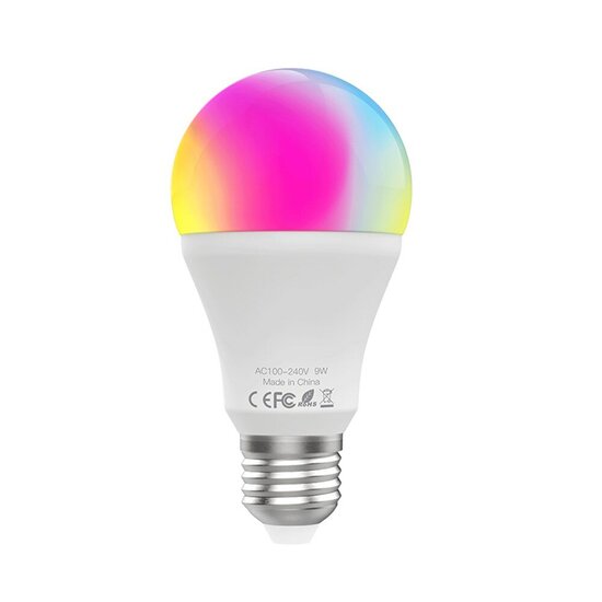 9W E27 WiFi Smart LED Bulb RGB C+W Dimmable Smart Life Tuya APP Lamp Work with AC110V/220V