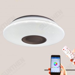110-220V 60W LED Music Ceiling Light RGB Bluetooth Remote Control Smart Lamp 110-220V 60W LED Music Ceiling Light RGB Bluetooth Remote Control Smart Lamp