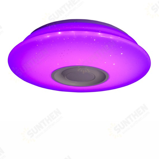 110-220V 60W LED Music Ceiling Light RGB Bluetooth Remote Control Smart Lamp 110-220V 60W LED Music Ceiling Light RGB Bluetooth Remote Control Smart Lamp
