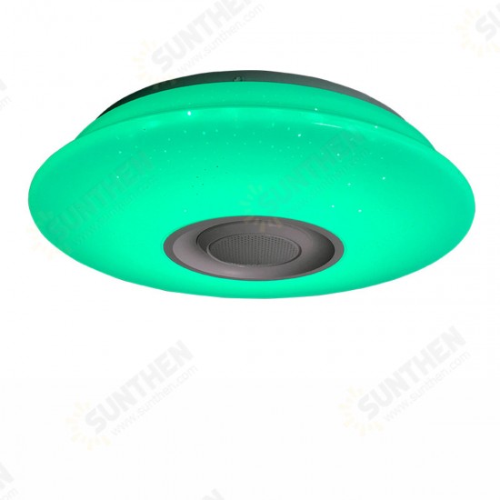 110-220V 60W LED Music Ceiling Light RGB Bluetooth Remote Control Smart Lamp 110-220V 60W LED Music Ceiling Light RGB Bluetooth Remote Control Smart Lamp