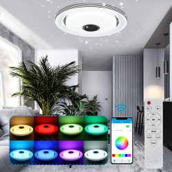 120LED Ceiling Light With Bluetooth Speaker Dimmable Remote/APP Control 110-220V 120LED Ceiling Light With Bluetooth Speaker Dimmable Remote/APP Control 110-220V