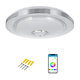 120LED Ceiling Light With Bluetooth Speaker Dimmable Remote/APP Control 110-220V