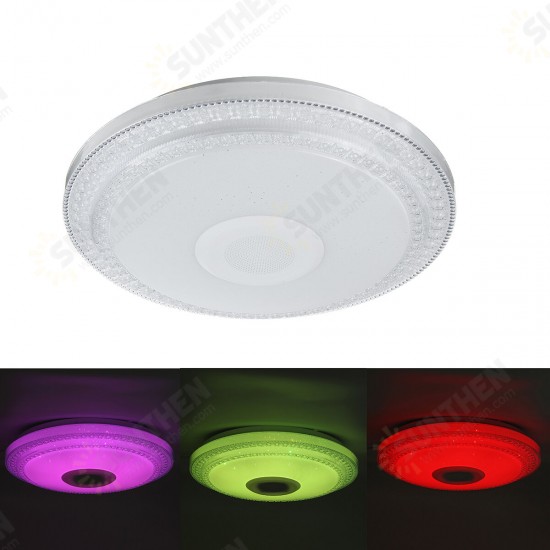 120W/200W bluetooth LED Ceiling Light RGB Music Speeker Dimmable Lamp APP Remote