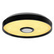 124LED Black Music RGB Ceiling Lamp Light Wifi APP+Remote Control Smart bluetooth Light