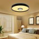 124LED Black Music RGB Ceiling Lamp Light Wifi APP+Remote Control Smart bluetooth Light