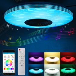 220V 40cm 84LED RGBW Modern Dimmable Intelligent Ceiling Lamp WiFi Bluetooth Music Smart Ceiling Light APP+Remote Control 220V 40cm 84LED RGBW Modern Dimmable Intelligent Ceiling Lamp WiFi Bluetooth Music Smart Ceiling Light APP+Remote Control